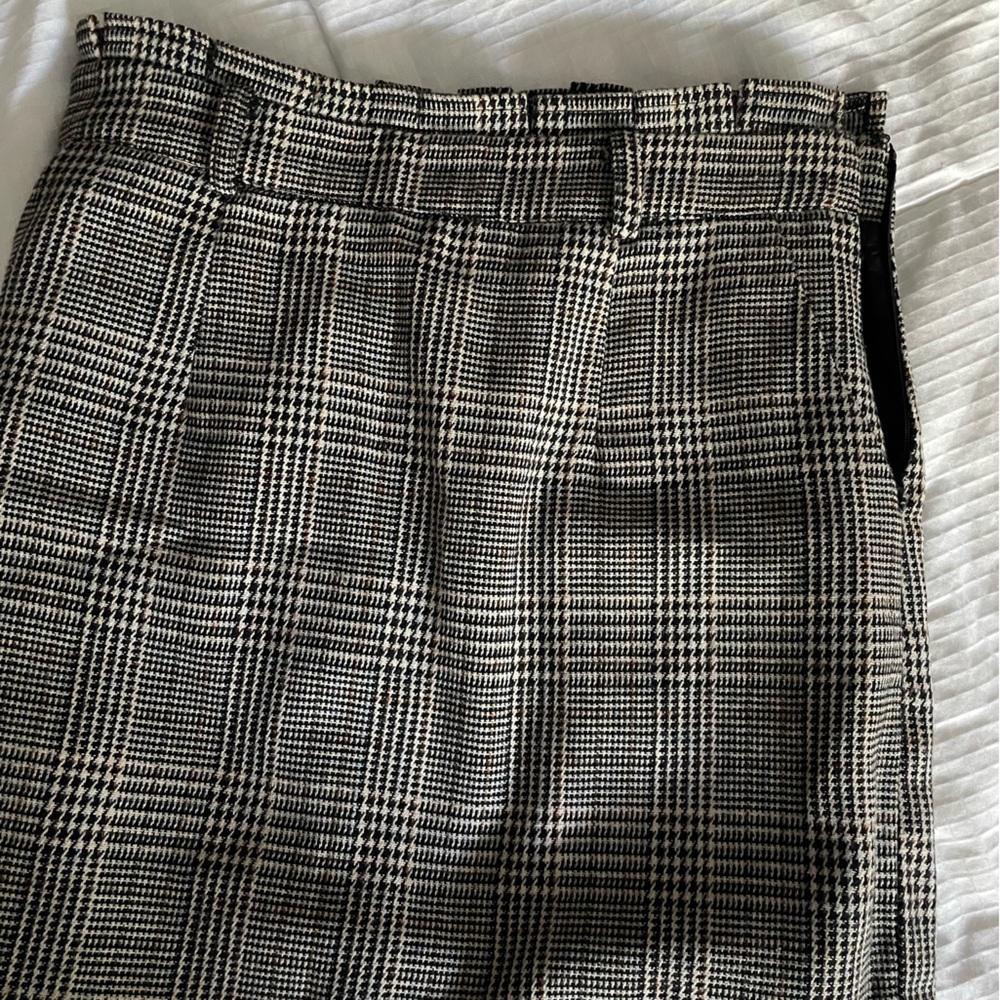 Preppy plaid skirt